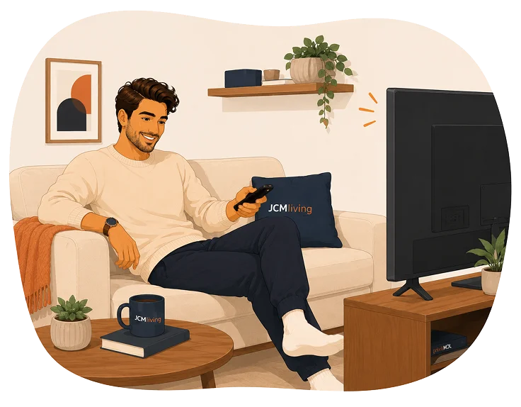 Resident Watching TV