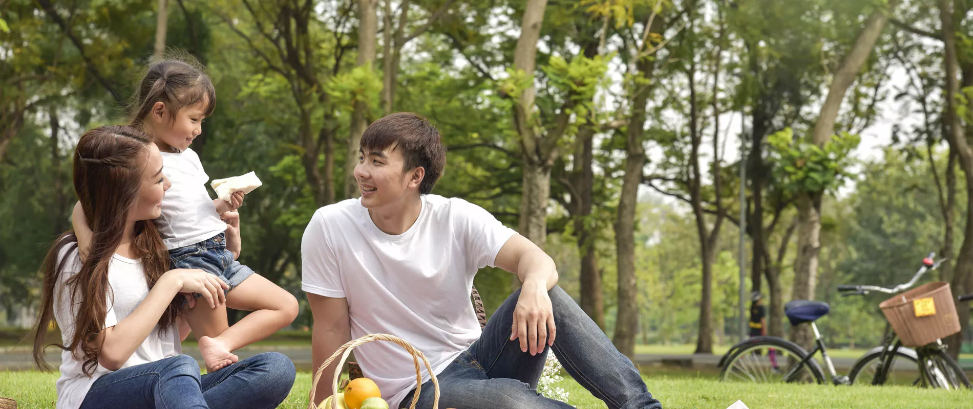 happy family in Maywood NJ