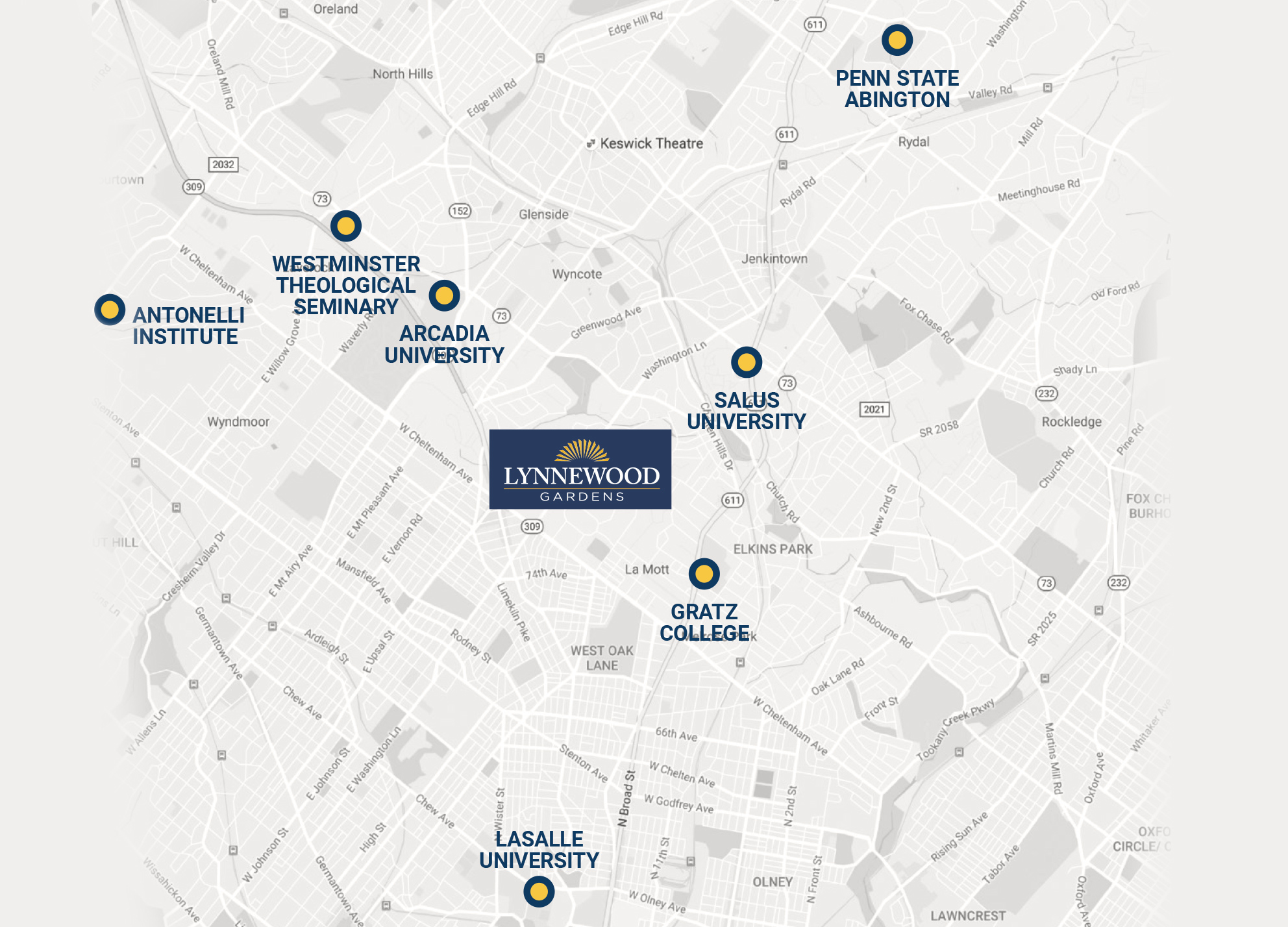 Lynnewood Map