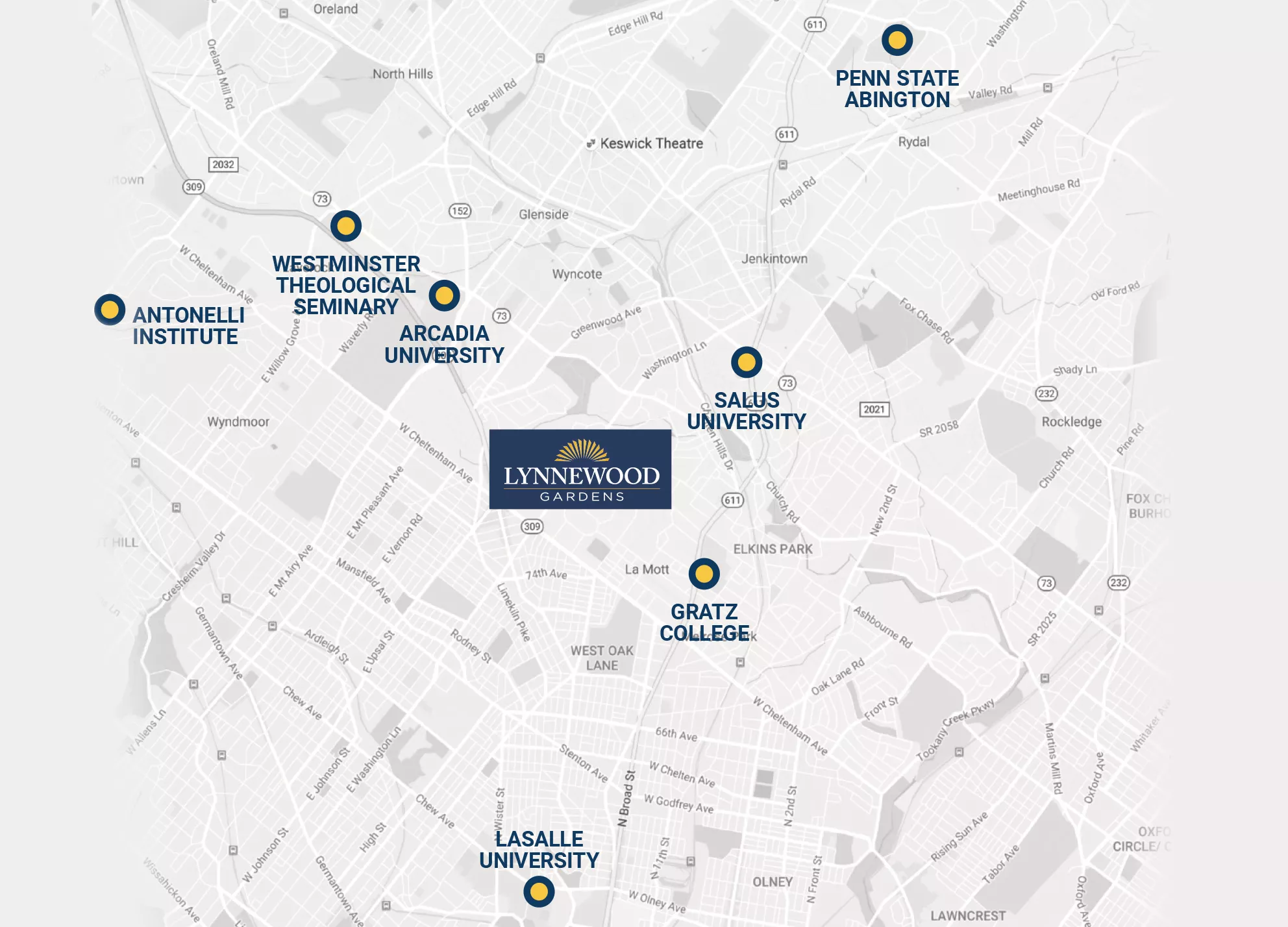 Lynnewood Map