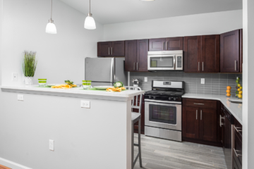 kitchen in ken gardens apartments