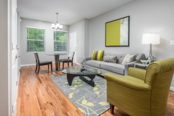 living room in ken gardens apartments