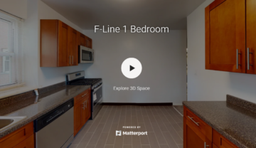 One Bedroom Layout F (Mirrors Layout K)