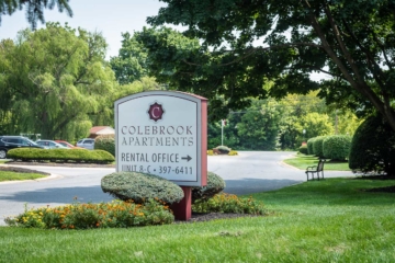 Colebrook Apartments Sign