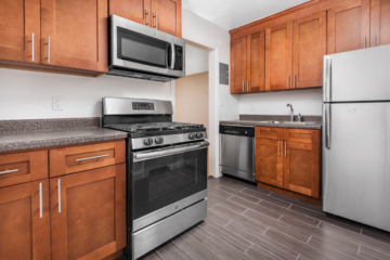 kitchen in livingston terrace apartments