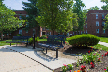 Highland Montgomery landscaped grounds