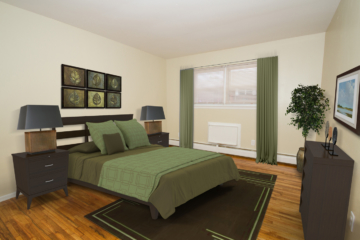 Douglass Gardens bedroom