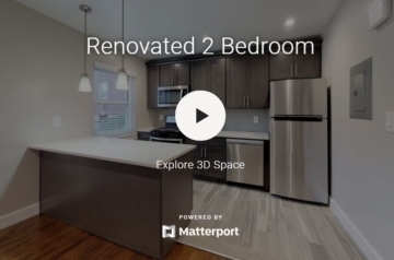 renovated 2 bedroom