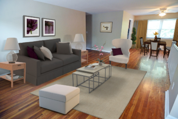 Short Hills Club Village living dining room