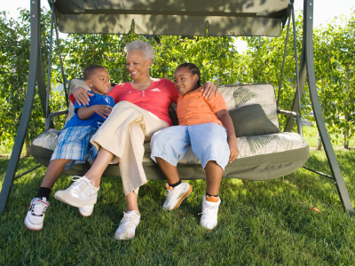 family sitting in montville nj