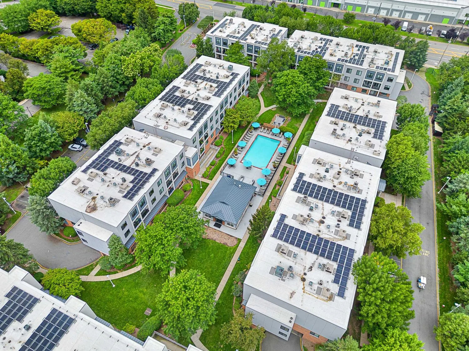 River Club Apartments Aerial