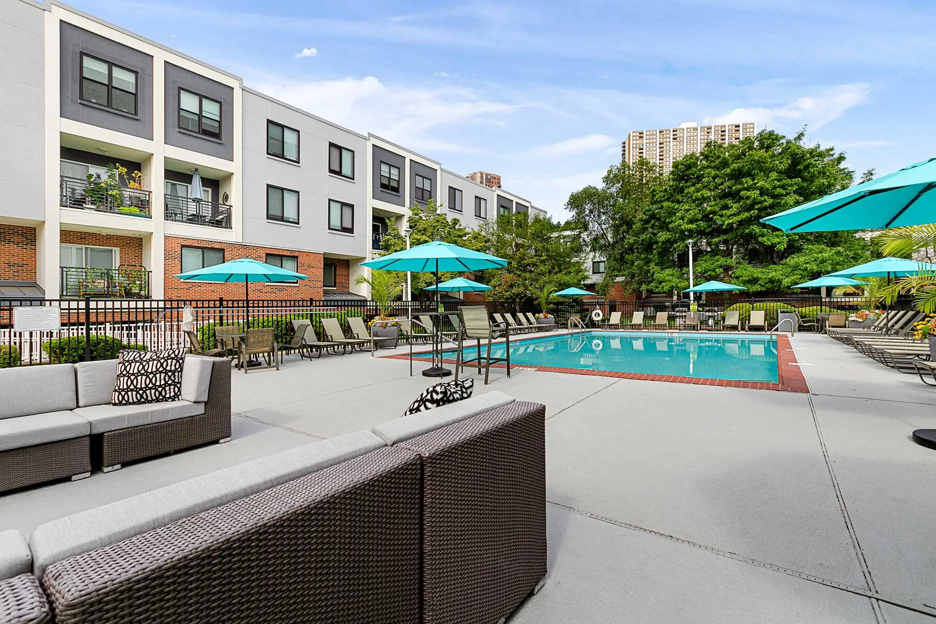 River Club Apartments Pool Area