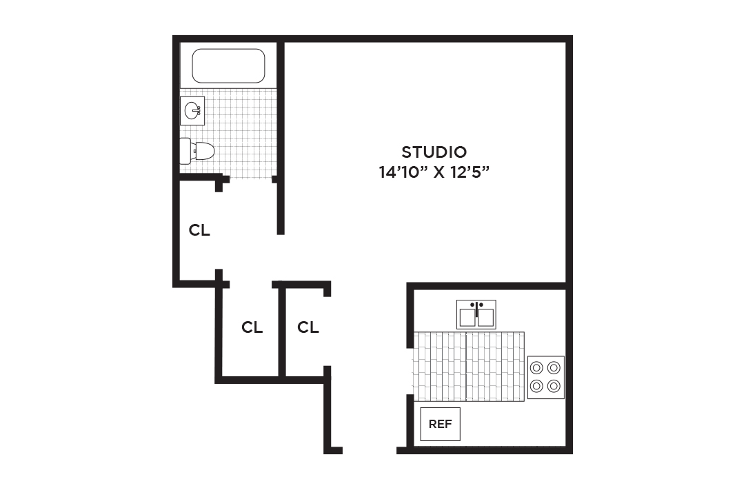 Carlyle Floorplans studio