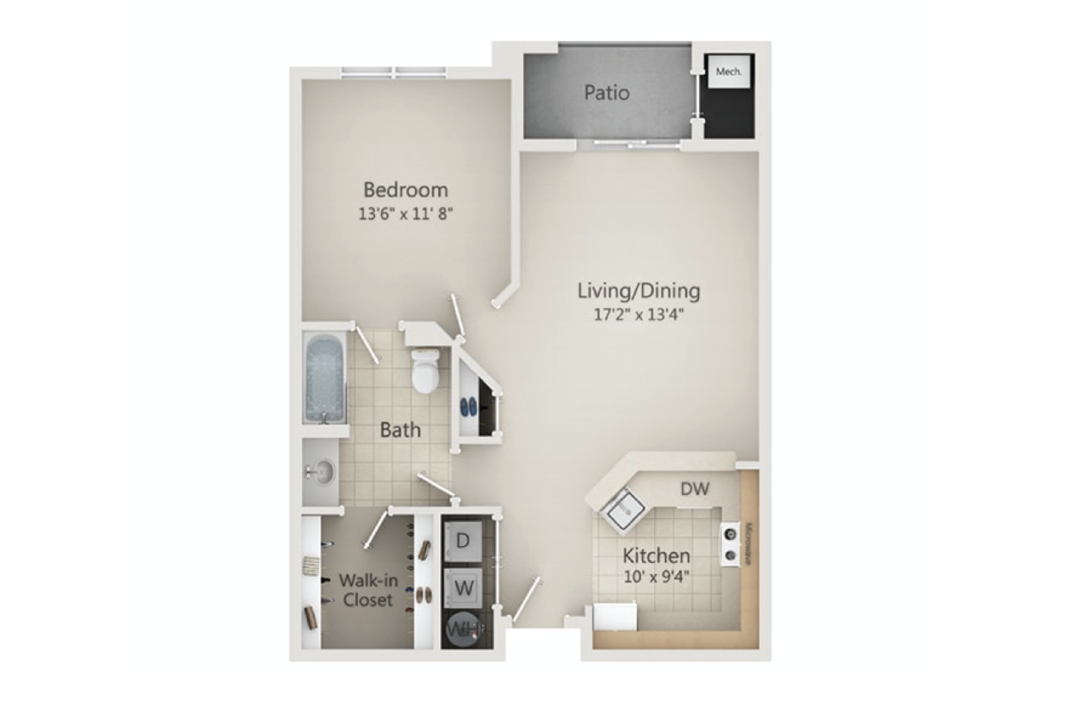 River Place at Rahway 1 Bedroom