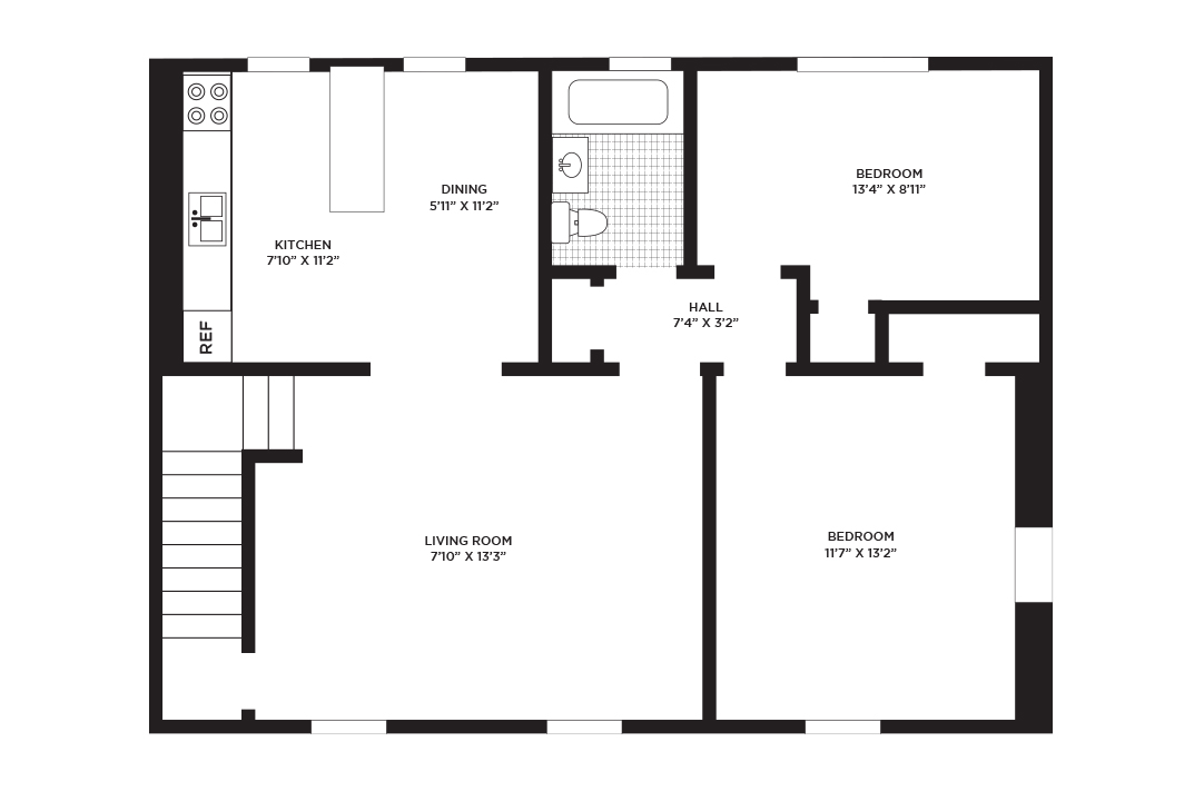 Sunnyfield Floorplans 2 bedroom