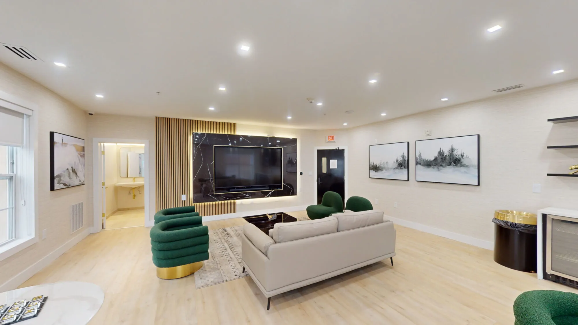 river place at rahway media room