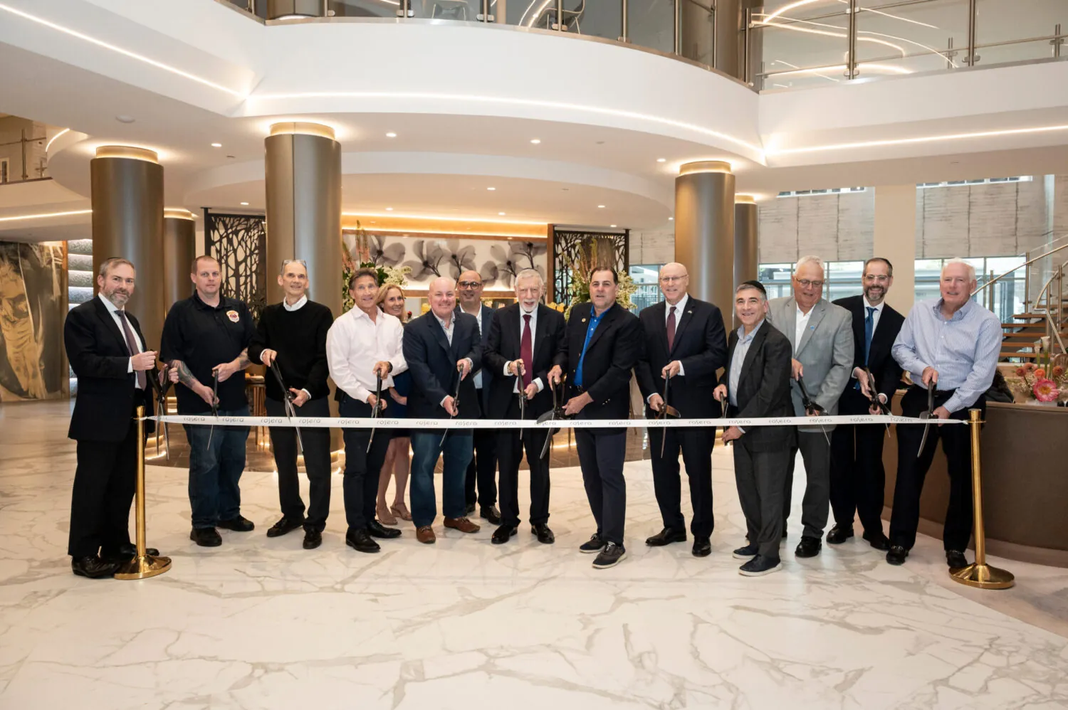 ribbon cutting at rosera wesmont woodridge nj